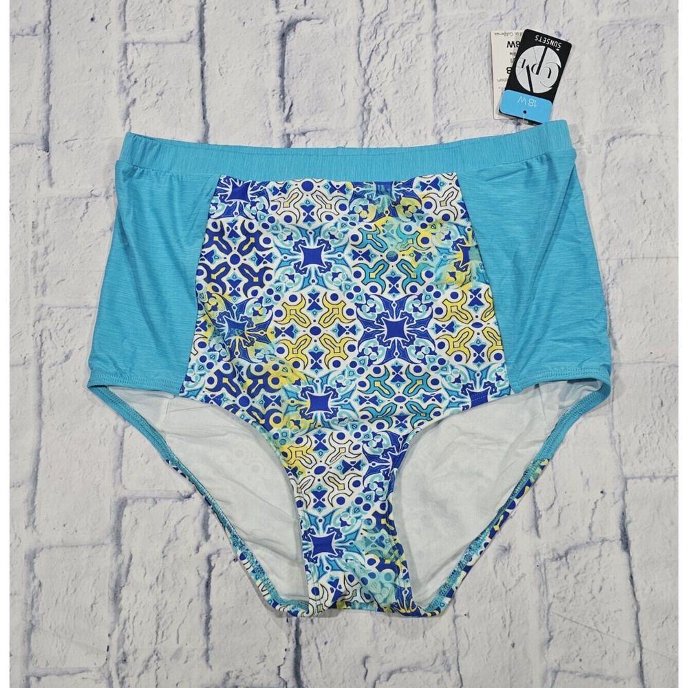 Curve By Sunsets WOMENS SIZE 18W Retro Hi Waist Swim Bottom
